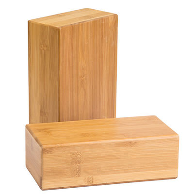 Équipement en bois écologique Cherry Wooden Yoga Block Organic de impression fait sur commande de forme physique