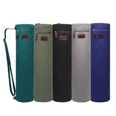 yoga Mat Bag Regular Color de mode de tirette de toile de coton de 70×14cm
