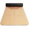 Tapis résistant de yoga de glissement fait sur commande de Cork Non Slip Yoga Mat du caoutchouc naturel