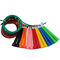 Corde à sauter de PVC de Rohs de saut multicolore de fil d'acier avec le kit de vis