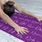24&quot; X 68&quot; d'instruction non glisser le tapis imprimé écologique de yoga de 70 poses pour les hommes et des femmes