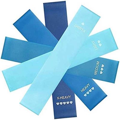 Bandes puerpérales d'exercice de résistance de repêchage de couleurs d'étendue bleue de latex 60×50×0.4cm