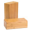 Équipement en bois écologique Cherry Wooden Yoga Block Organic de impression fait sur commande de forme physique