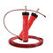 Corde de saut réglable lourde de rotation de poignée du degré 360°, corde de saut de vitesse de PVC