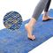 D'Eco anti de dérapage tapis naturel organique de yoga de jute du tapis 5mm de yoga de glissement non