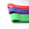 GV de FDA durable de la CE de bandes d'exercice de résistance de latex de couleur faite sur commande naturelle de Pantone