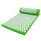 Tapis pourpre orange vert bleu de soulagement de la douleur, tapis de massage d'Acupressure de coton d'ABS de PVC
