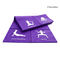 Yoga pliable portatif Mat For Exercise Bodybuilding de glissement du matériel 8mm de PVC de gymnase non