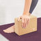 Exercice fait sur commande de yoga de Logo Recyclable Wholesale Solid Natural Cork Yoga Block For Indoor