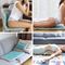 L'oreiller de toile organique de Mat Yoga Meditation Mat With d'Acupressure augmentent le soulagement de douleurs de dos de cou de flux sanguin